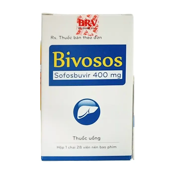 Bivosos 400 (Hộp 1 chai 28 viên) - Điều trị virus viêm gan C