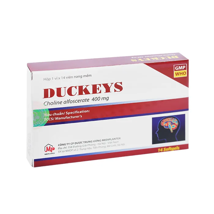 Duckeys Mediplantex (1 vỉ x 14 viên) - Hỗ trợ điều trị triệu chứng bệnh azheimer