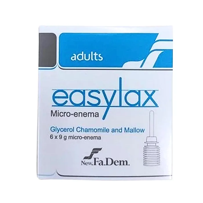 Easylax (hộp 6 tuýp x 9g) - Hỗ trợ điều trị táo bón