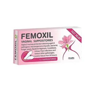 Dr.Schavit Femoxil Vaginal Suppositories (Hộp 2 vỉ x 6 viên) - Giúp làm dịu nhanh chóng các cơn đau rát, kích ứng, ngứa ngáy vùng âm đạo