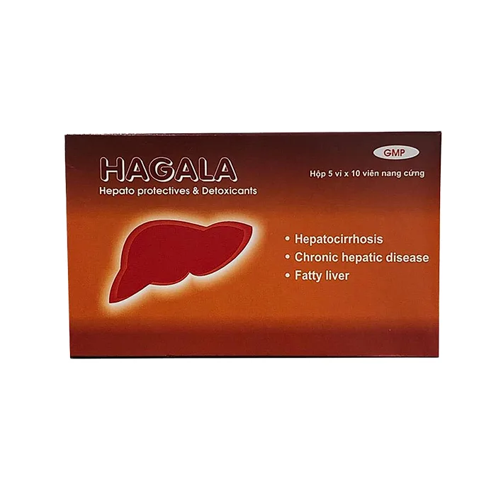 Hagala (Hộp 5 vỉ x 10 viên) - Điều trị viêm gan và hỗ trợ bảo vệ tế bào gan