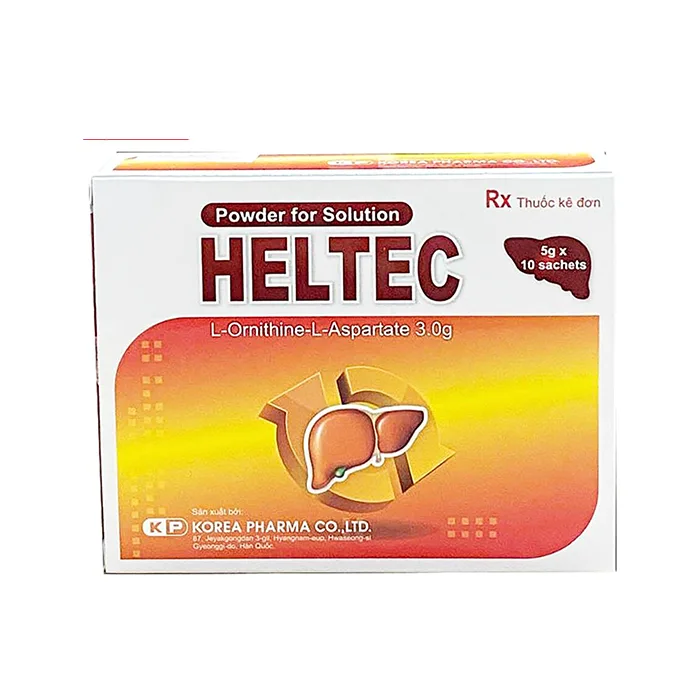 Heltec 3g (10 gói x 5g) - Điều trị giảm chức năng giải độc của gan, bệnh não gan tiềm ẩn