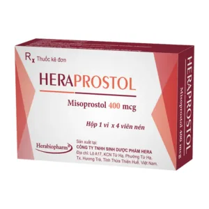 Heraprostol 400mg (1 vỉ x 04 viên) - Điều trị viêm loét dạ dày