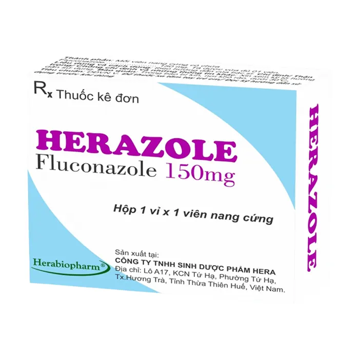 Fluconazole 150mg (1 vỉ x 1 viên) - Điều trị nhiễm nấm