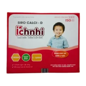 Siro Calci D Ích Nhi (10ml) - Giúp bổ sung calci, vitamin D và L-Lysine