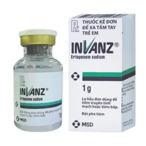 Invanz 1g MSD (15ml) - Điều trị các bệnh nhiễm khuẩn từ trung bình đến nặng