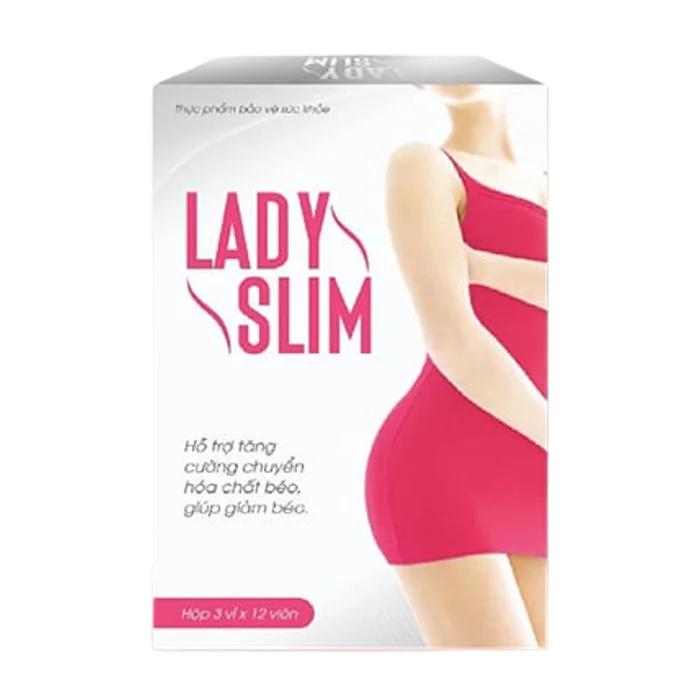 Lady Slim (3 vỉ x 12 viên) - Hỗ trợ giảm béo cho người thừa cân
