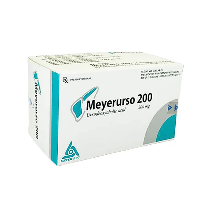 Meyerurso 200 (Hộp 10 vỉ x 10 viên) - Điều trị sỏi mật