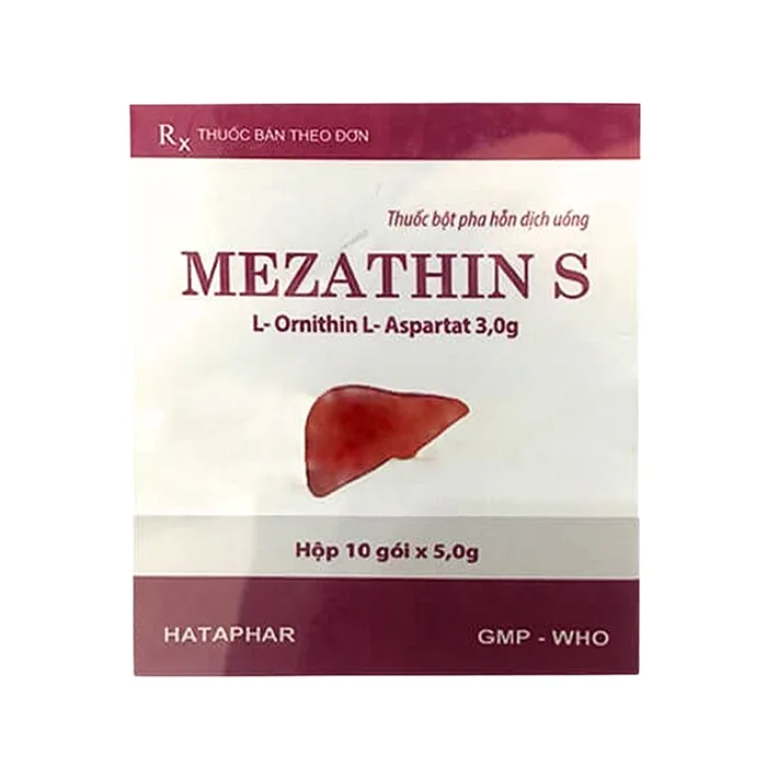 Mezathin S 3g (10 gói x 5g) - Giải độc, rối loạn chức năng gan
