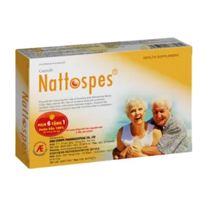 Nattospes 300 Á Âu - Hỗ trợ giảm nguy cơ hình thành và làm tan cục máu đông