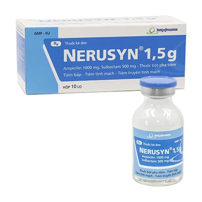 Nerusyn 1,5g (Hộp 10 lọ)