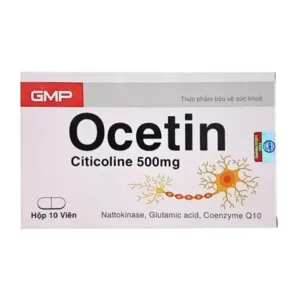 Ocetin (Hộp 1 vỉ x 10 viên) - Tốt cho tim mạch và não bộ, hỗ trợ làm giảm nguy cơ hình thành cục máu đông