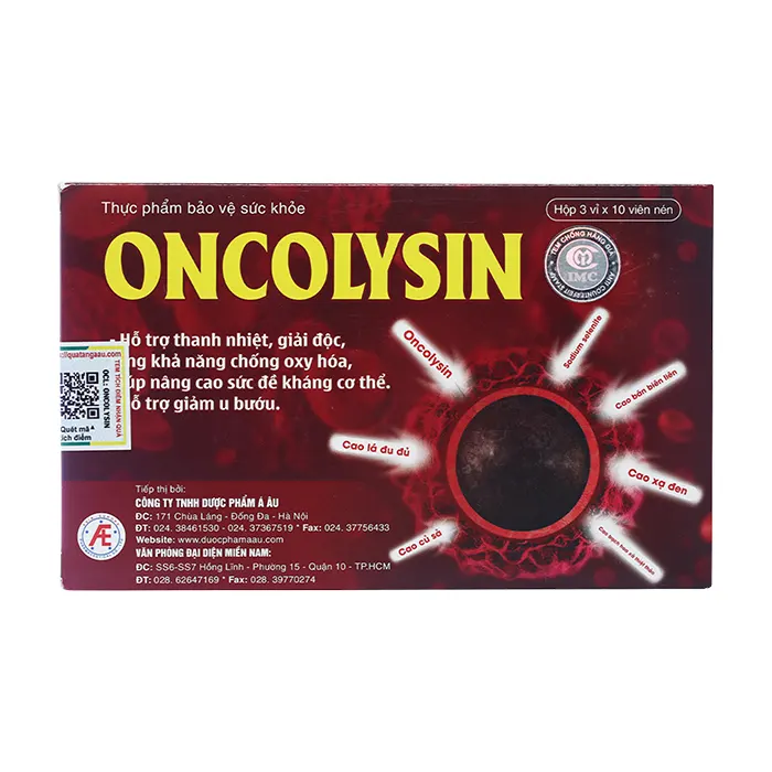 Oncolysin Asia Europe - Giúp thanh nhiệt, giải độc cơ thể