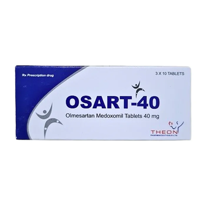 Osart-40 Theon Pharma (3 vỉ x 10 viên) - Chống tăng huyết áp