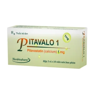 Pitavalo 1 (3 vỉ × 10 viên) - Giảm cholesterol toàn phần và LDL cholesterol tăng cao