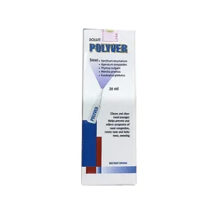 Polyver (Hộp 1 chai 20ml) - Cải thiện các biểu hiện hắt hơi, sổ mũi, viêm mũi dị ứng