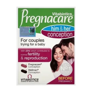 Vitabiotics Pregnacare Him & Her (Hộp 60 viên) - Tăng khả năng thụ thai