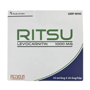 Ritsu 1000mg (Levocarnitin) - Điều trị thiếu hụt carnitin nguyên phát và thứ phát