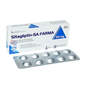 Sitagliptin-5A FARMA 50mg Eloge (3 vỉ x 10 viên) - Hỗ trợ điều trị đái tháo đường tuýp 2