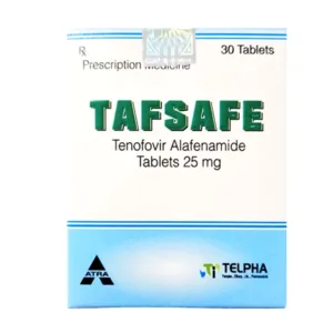 Tafsafe 25mg Tenofovir (30 viên) - Điều trị viêm gan B