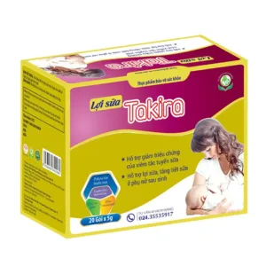 Takira Hadu (20 gói x 5g) - Cốm lợi sữa hỗ trợ tăng tiết sữa cho phụ nữa sau sinh