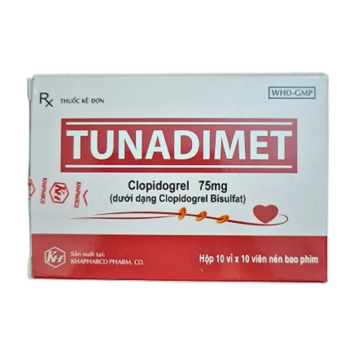 Tunadimet Khapharco (10 vỉ x 10 viên) - Điều trị nguy cơ tai biến tim mạch