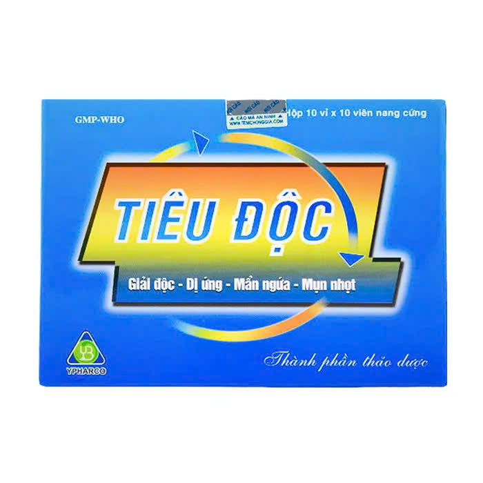 Tiêu Độc (Hộp 10 vỉ x 10 viên) - Thanh nhiệt, giải độc, lương huyết, tiêu viêm.