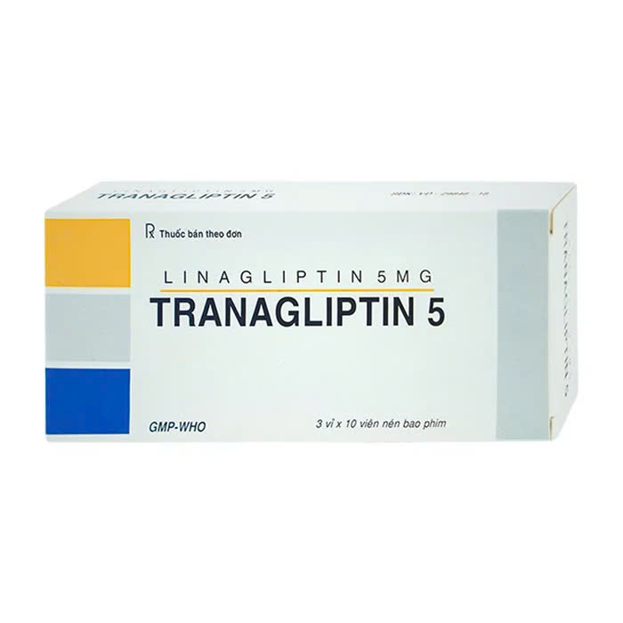Tranagliptin 5 Tipharco (3 vỉ x 10 viên) - Điều trị đái tháo đường tuýp 2
