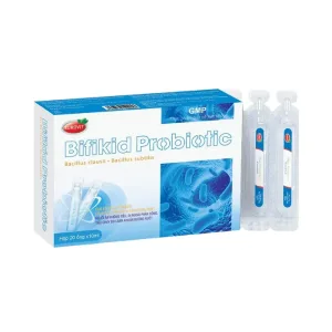 Bifikid Probiotic Eurovit (20 ống) - Bổ sung lợi khuẩn, giảm rối loạn tiêu hóa