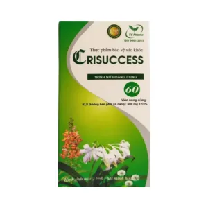 Crisuccess (Hộp 1 lọ x 60 viên) - Hỗ trợ điều trị su tuyến tiền liệt, u xư tử cung