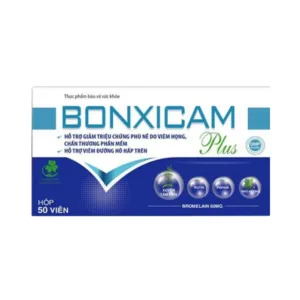 Bonxicam Plus (Hộp 5 vỉ x 10 viên) - Giúp giảm sưng tấy, giảm đau do viêm, giảm phù nề
