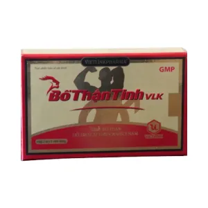 Bổ thận tinh VLK (Hộp 1 vỉ x 3 viên) - Hỗ trợ tăng cường sinh lý nam