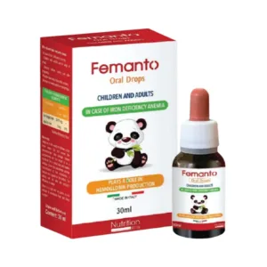 Femanto (1 lọ x 30ml) - Hỗ trợ bổ sung sắt, tái tạo hồng cầu, giảm mệt mỏi