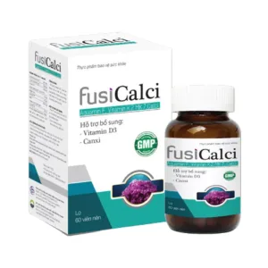 FUSICALCI (Hộp 60 viên) - Bổ sung vitamin D3, Canxi và Magie cho cơ thể