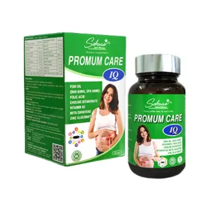 PROMUM CARE IQ SAKURA (Hộp 30 viên) - Bổ sung DHA – Acid Folic, Vitamin & khoáng chất