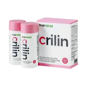 Crilin Trinh Nữ Hoàng Cung (Hộp 60 viên) - Giúp hoạt huyết, điều hòa kinh nguyệt, giúp phục hồi cơ thể sau sinh