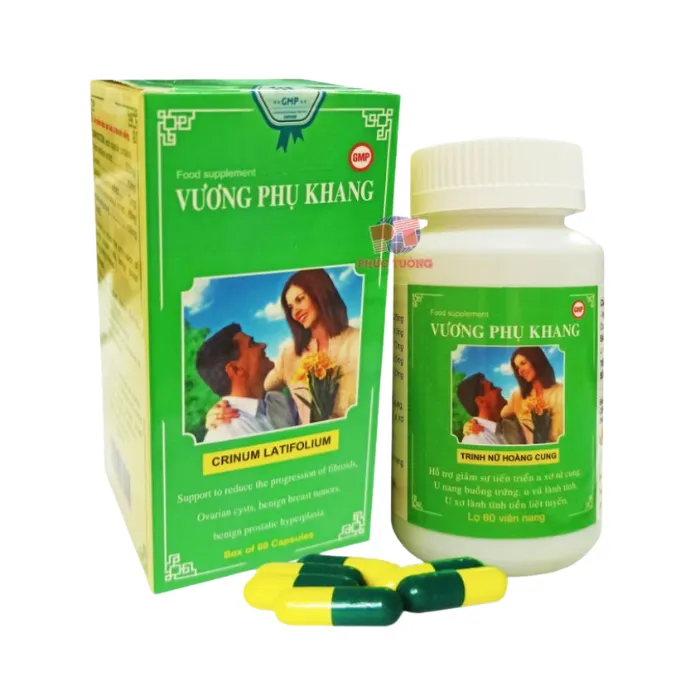 Vương Phụ Khang (60 viên) - Hỗ trợ giảm sự tiến triển của u xơ tử cung, u nang buồng trứng