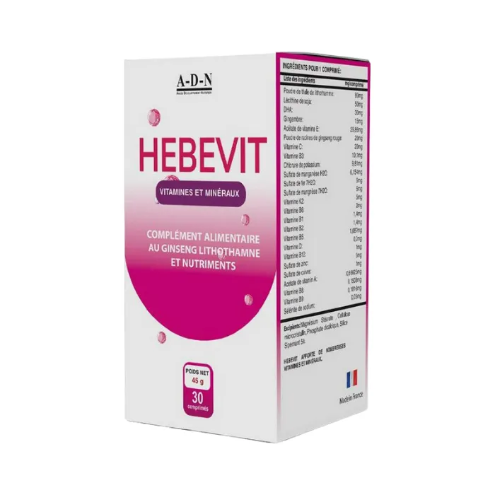 Hebevit (30 viên) - Viên uống bổ sung vitamin và khoáng chất