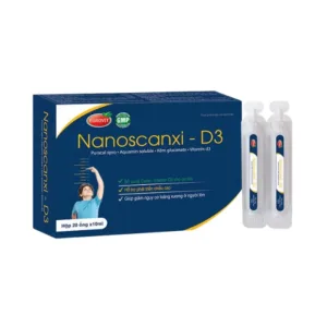 Nanoscanxi - D3 (20 ống x 10ml) - Hỗ trợ phát triển chiều cao, giảm nguy cơ loãng xương