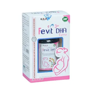 FEVIT DHA Extra (Hộp 30 viên) - Bổ sung vitamin và khoáng chất cho bà bầu