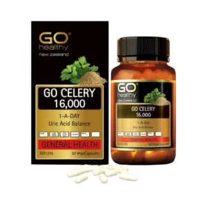Go Celery 16,000 (60 viên) - Hỗ trợ giảm uric acid, giảm triệu chứng sưng, đau do gout