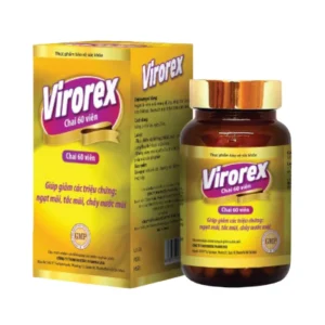 Virorex (60 viên) - Giảm ngạt mũi, tắc mũi, chảy nước mũi