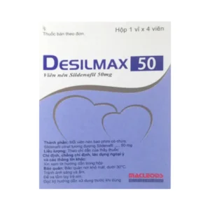 Desilmax 50 (Hộp 1 vỉ x 4 viên) - Điều trị rối loạn sinh lý