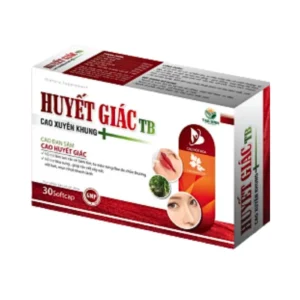 Huyết Giáp TB (1 vỉ x 3 viên) - Tiêu sưng, giảm đau, cầm máu, giúp nhanh liền viết thương