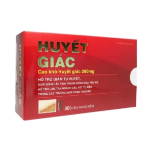 Huyết Giác Cao khô Huyết giác 280mg (3 vỉ x 10 viên) - Hỗ trợ giảm tụ huyết phù nề