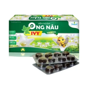 Viên Ngậm Ong Nau IVY (200 viên) - Giúp bổ phế, hỗ trợ giảm ho, rát họng