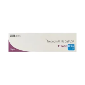 Tinotin 0.1 Gel USP Hacks Slacks 20g - Điều trị mụn, lão hoá da do ánh nắng, nám da