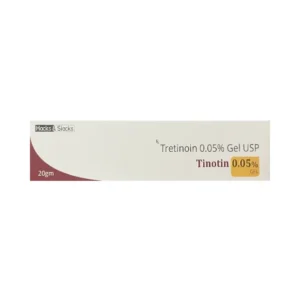 Tinotin 0.05 Gel USP Hacks Slacks 20g - Điều trị mụn, lão hoá da do ánh nắng, nám da
