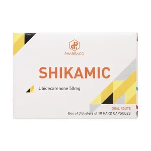 Shikamic 50mg Ubidecarenon - Chống oxy hóa, hỗ trợ chức năng tim mạch