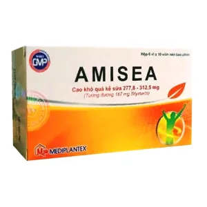 Amisea 167mg Silymarin - Giúp hạ men gan, bảo vệ gan, tái tạo tế bào gan